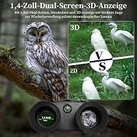 Ocellie Katonai Digitális Éjjellátó Készülék - Fejre Szerelhető, 2.5K Felbontás, 300m Látótávolság, 8X Zoom, 32GB Kártya, Vadászathoz 4