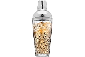 Exquisite Godinger Dubin Cocktail Shaker Bottle: A Masterpiece for Sophisticated Mixology