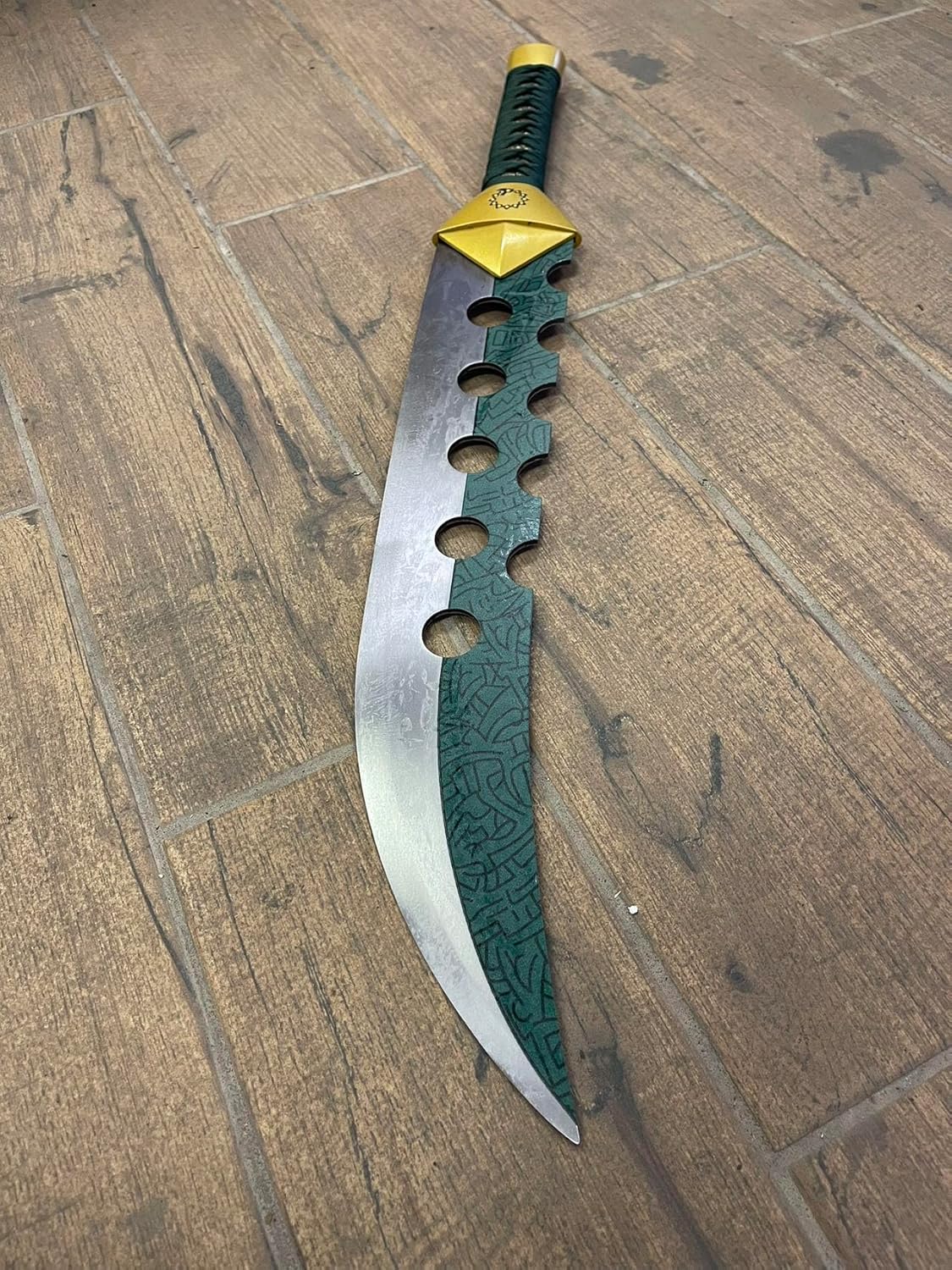 Fantasy Anime Sword Seven Dead Metal Blade Replica Sword for Cosplay Costume Halloween - Image 6