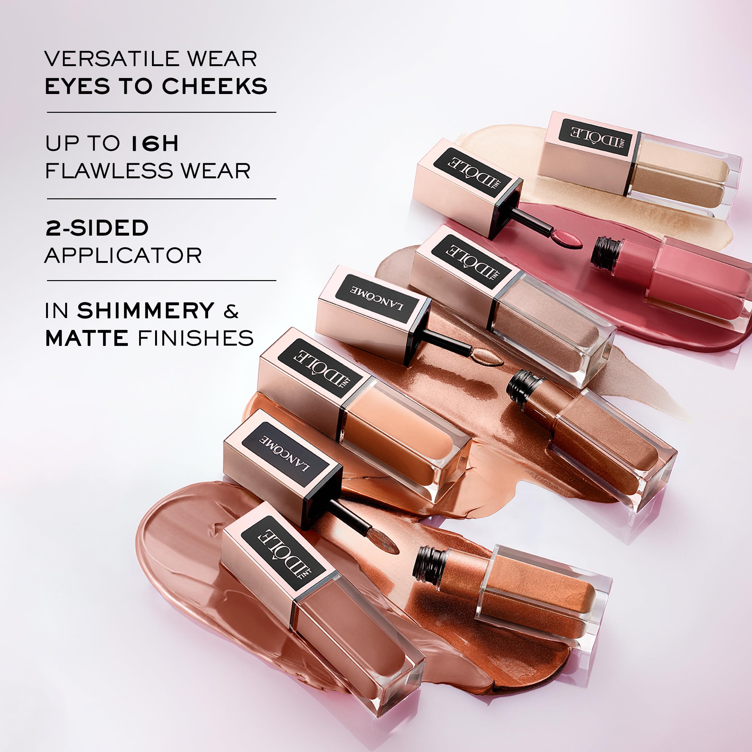 Lancôme Idôle Tint Long Wear Liquid Eyeshadow & Eyeliner - Multi-Use Eye Makeup in Shimmery & Matte Finishes - Buildable Color & Up to 16H of Wear