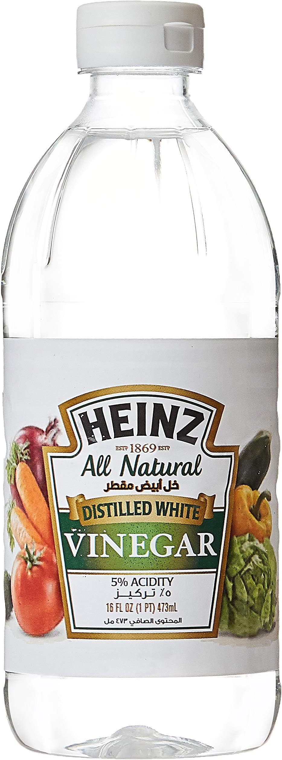 Heinz distilled white vinegar, 473 ml