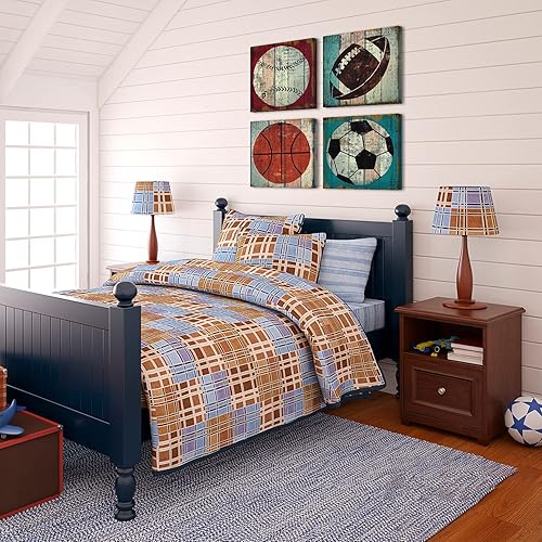 Miniatura 4 de Lienzos enmarcados para decoración de pared, en blanco y negro, las ciudades de París y Londres, edificios, calles, camiones y automóviles clásicos