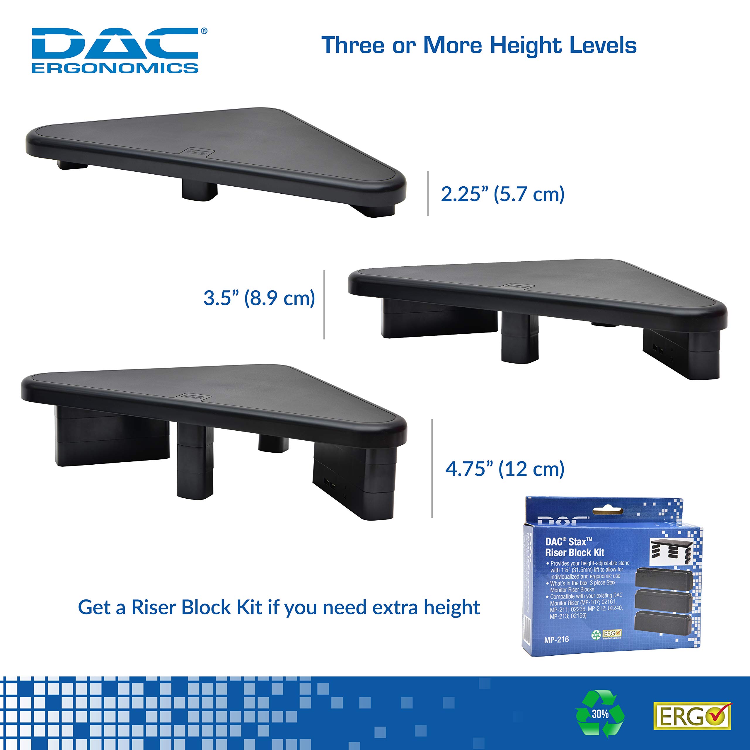 Monitor Stand Riser, Adjustable Monitor Riser With USB Charging Port - View #8