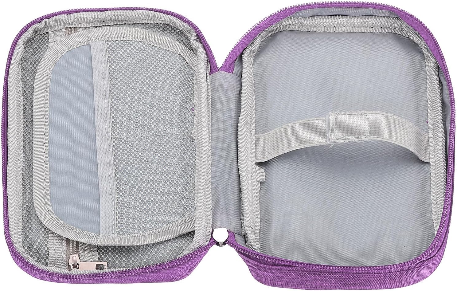 PATIKIL Travel Electronic Organizer,Small Portable Cable Organizer Bag Pouch Waterproof Electronic Accessories Organizer Case for Cords Power Charger USB Cable Earphones, Purple PATIKIL Travel Electronic Organizer,Small Portable Cable Organizer Bag Pouch Waterproof Electronic Accessories Organizer Case for Cords Power Charger USB Cable Earphones, Purple