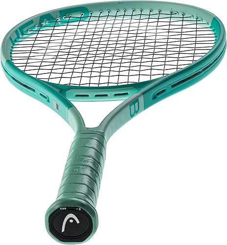 Miniatura 3 de HEAD Boom Team Tennis Racquet - Strung Mid Tension with Velocity 16 Gauge