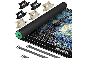 Rubber Jigsaw Puzzle Mat Roll Up 45 x 30 in, 2000 1500...