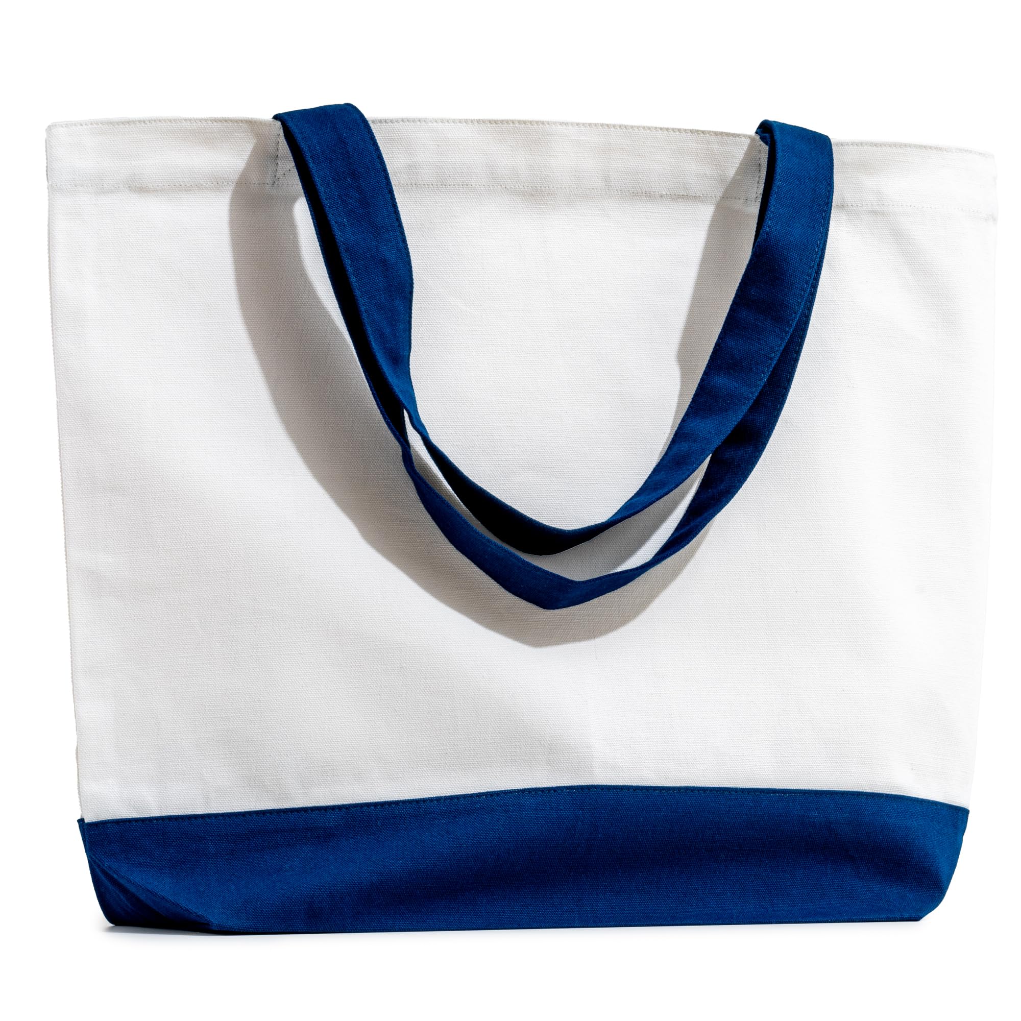 CarrywellNot Made In China| Reusable Grocery Bag, Canvas Tote, Shopping Bag, Medium Weight Organic Cotton
