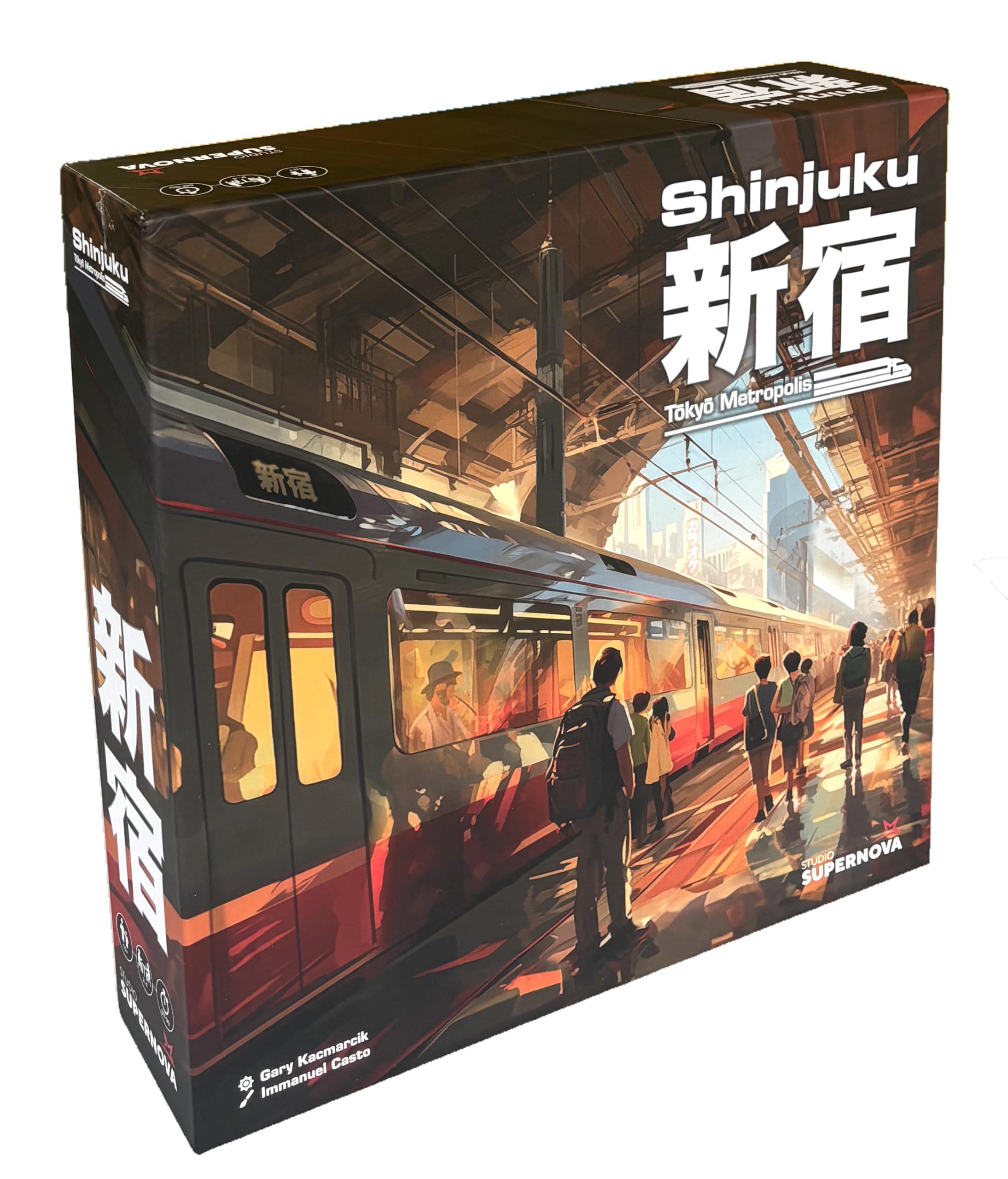 Shinjuku - Un gioco gestionale strategico dove costruisci e colleghi negozi, sfruttando trasporti e risorse avversarie, 2-4 giocatori, 10+, Edizione in italiano/inglese
