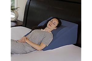 InteVision Foam Bed Wedge Pillow with Headrest Pillow