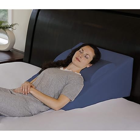 InteVision Foam Bed Wedge Pillow with Headrest Pillow