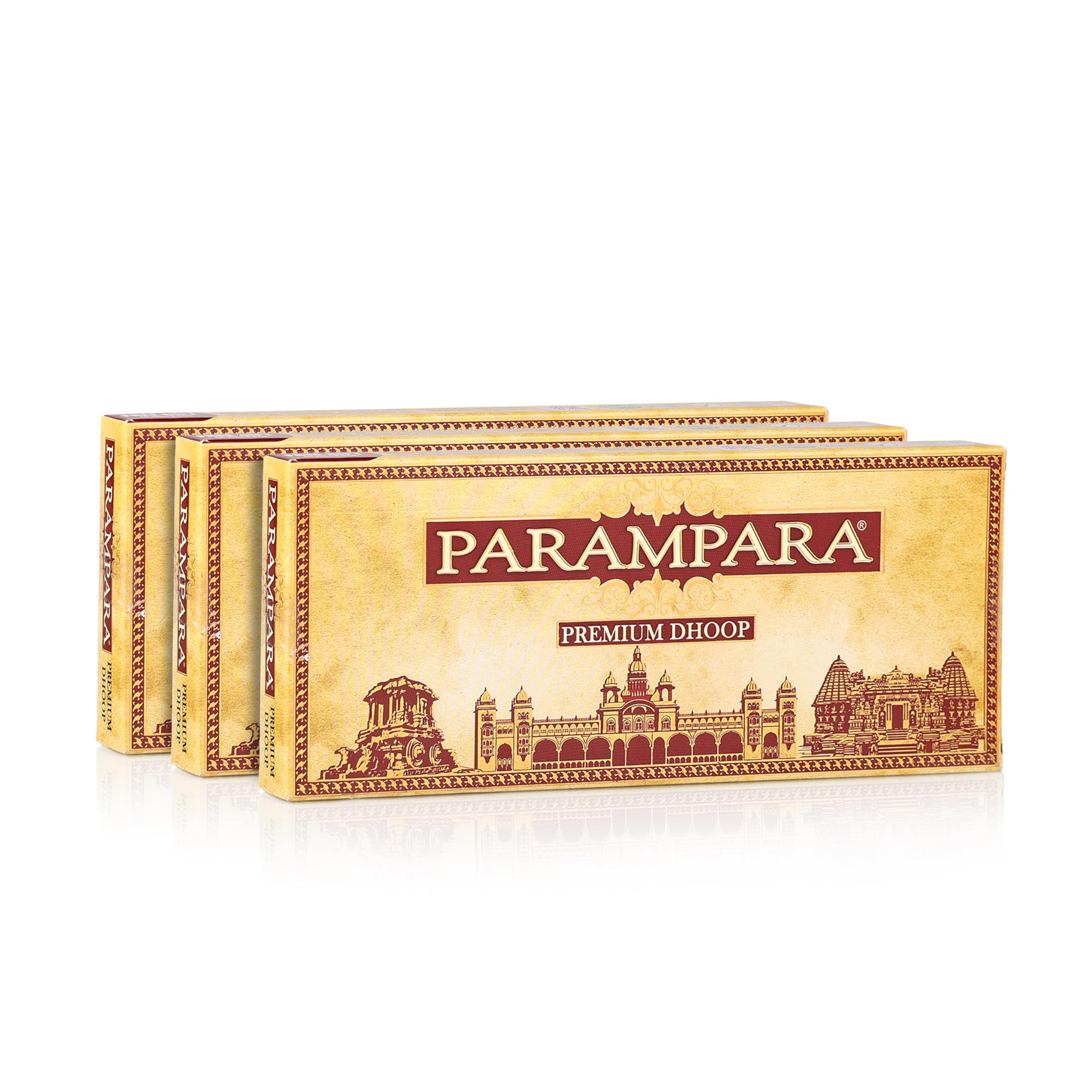 Cycle Pure Parampara Premium Dhoop for Puja, 360 GM, Pack of 3 (120g Each) | Long Lasting Natural & Guggul Fragrance | Wet Dhoop Batti for Havans, Festivals & Other Rituals | Made with Pure Ghee-picture-0