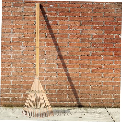 Miniatura 5 de Herramientas japonesas, rastrillos para césped, mango de madera, rastrillo para jardinería, cultivador de mano, herramienta de jardín, rastrillo de