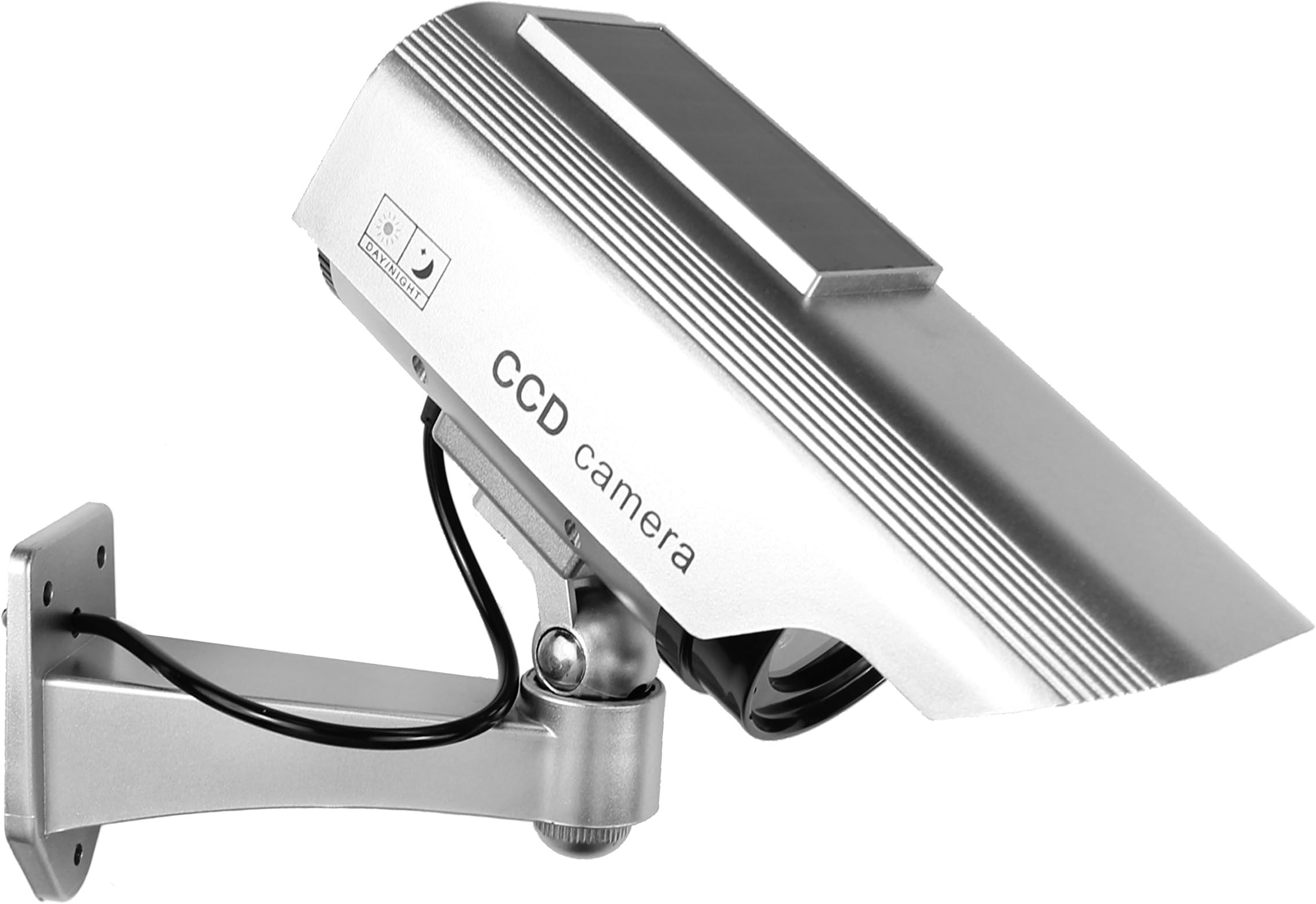 Best Dummy Camera Solar Powered - Blinking Red LED Light - Internal Lithium Rechargeable Battery - Never Buy Batteries Again - D