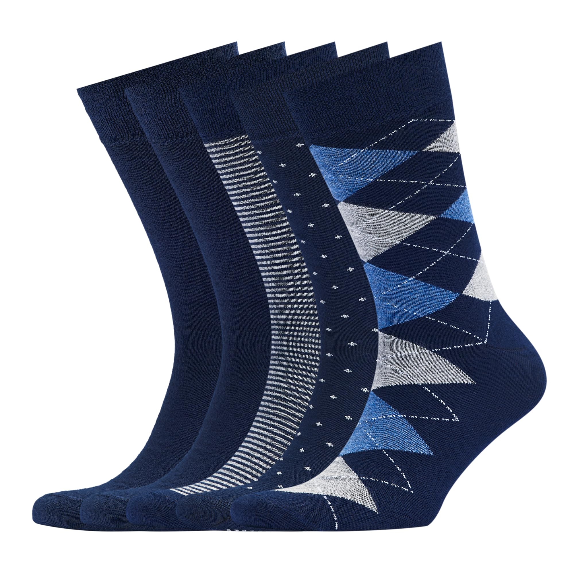 VRD SOCKS Men Mens Pattern Dress Socks Bamboo Dress Socks (pack of 5)