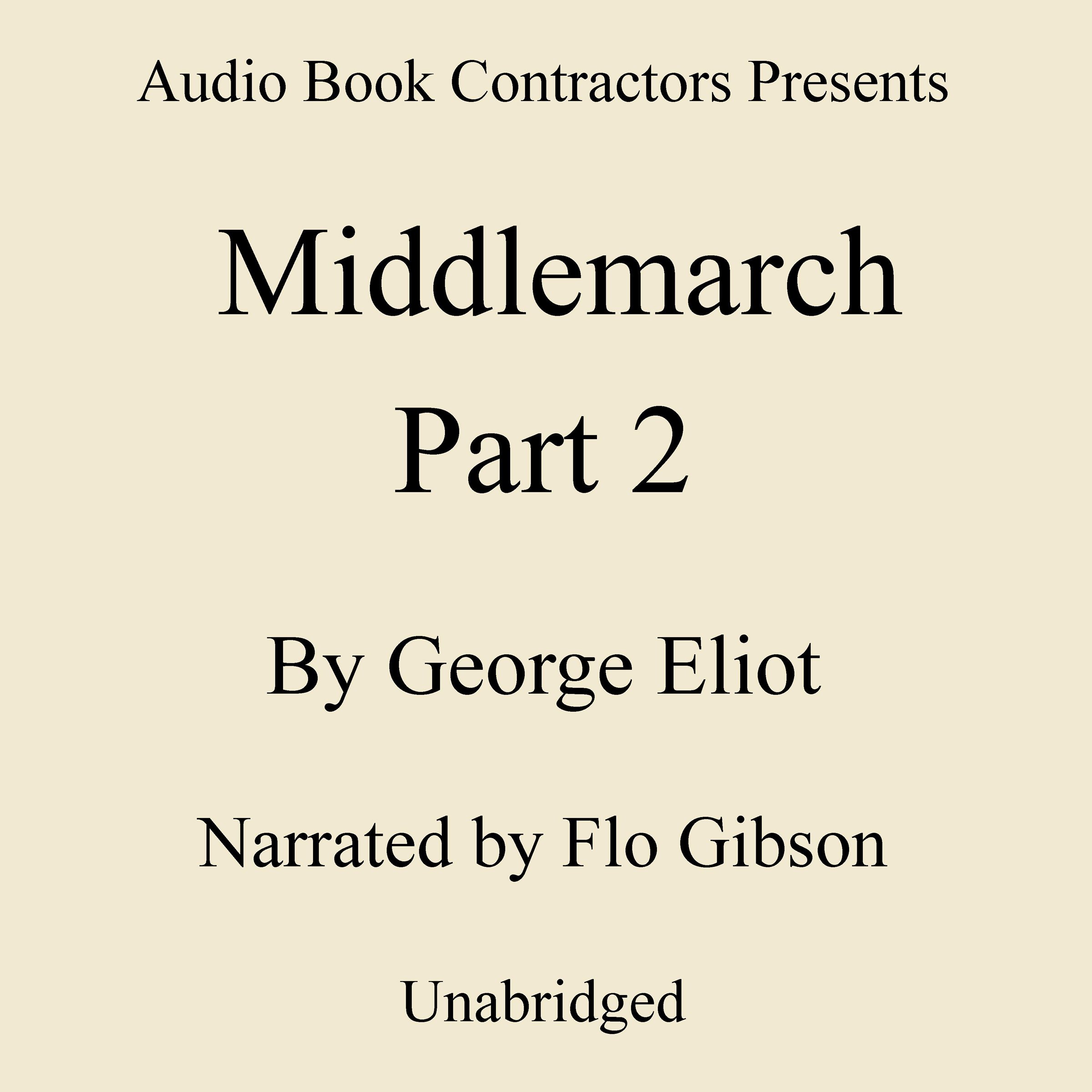 Cover art for Middlemarch, Volume II