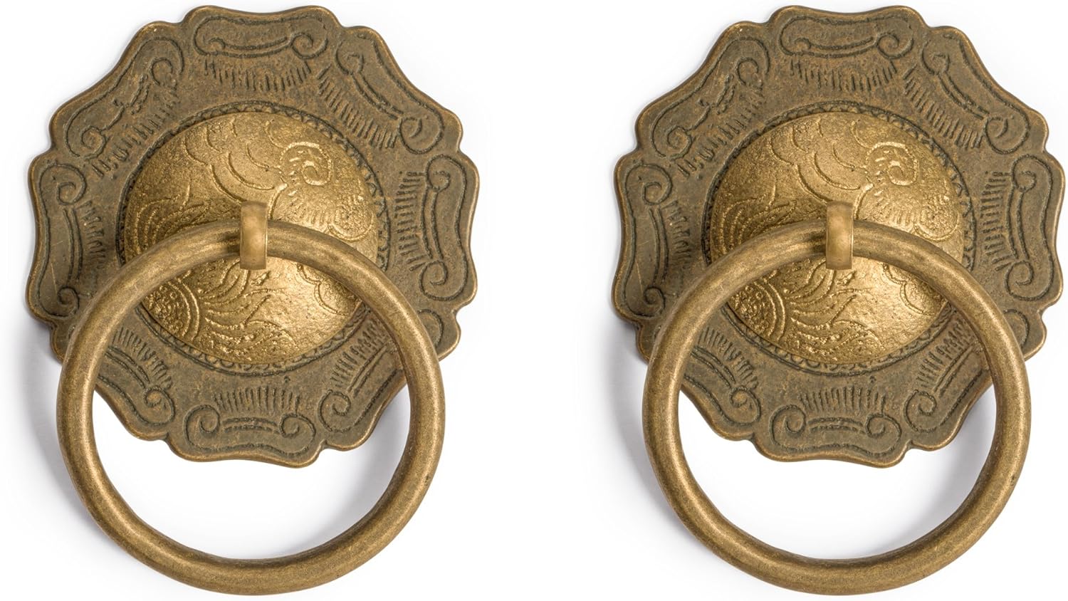 “Buddha's Scepter” Brass Pulls – Set of 2, 3.7", by Hardware Philosophy
