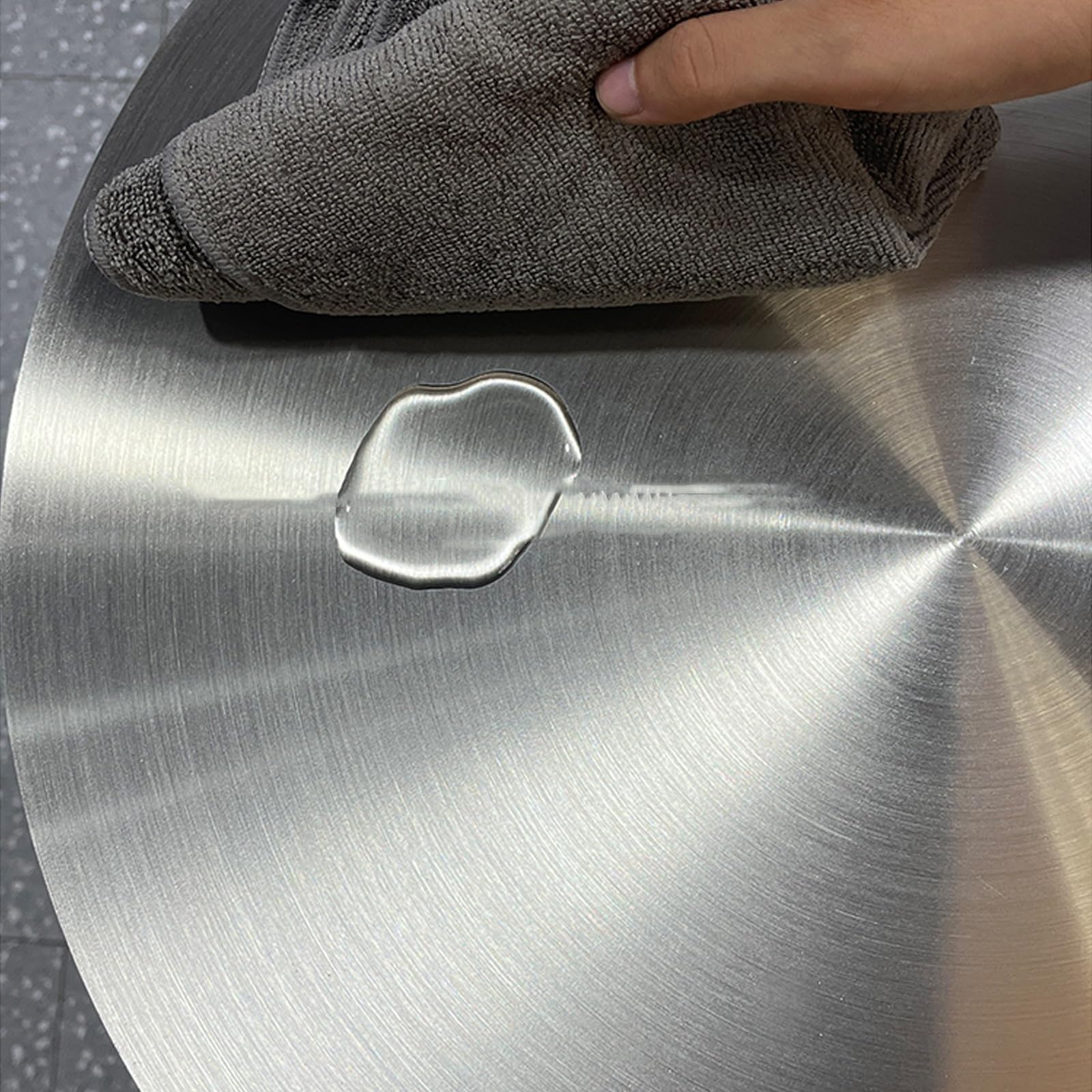 Mesa plegable pequeña y redonda de acero inoxidable para montar en la pared,escritorio flotante,mesa de cabina,mesa de bar de pub redonda moderna que ahorra espacio para cafetería(L-type,30cm/11.8in)