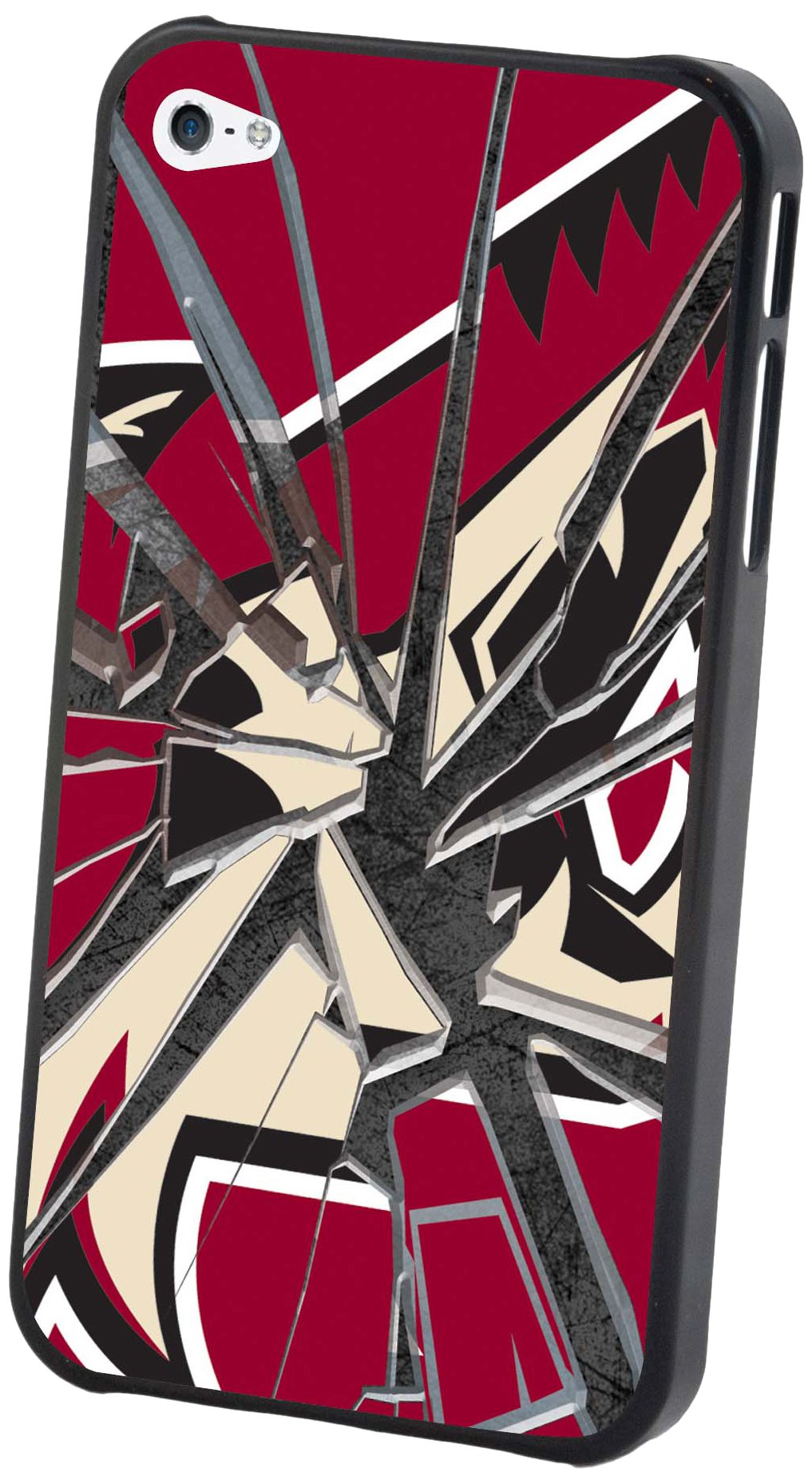 Pangea BrandsNHL Phoenix Coyotes iPhone 4/4S Broken Glass Lenticular Case