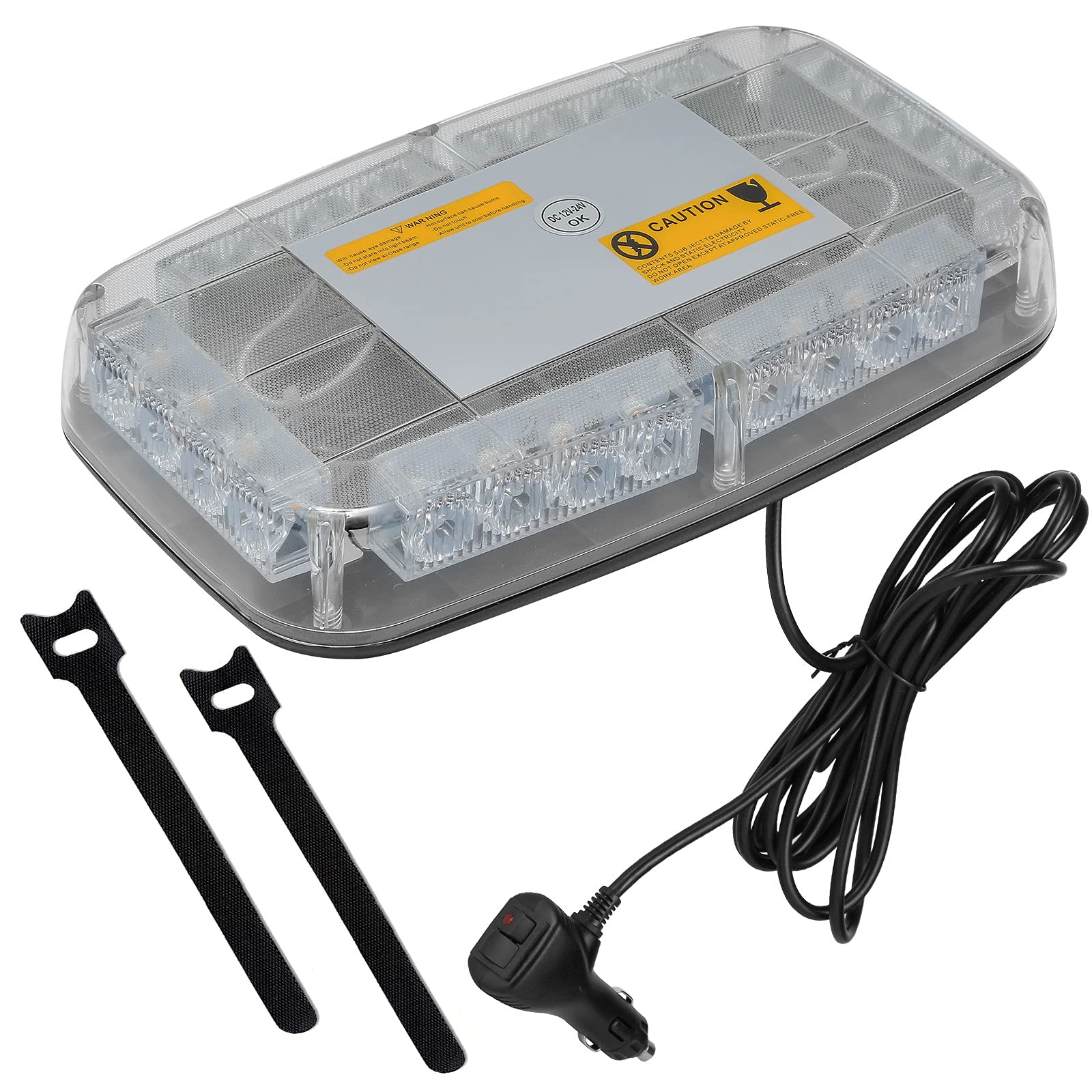 Buy Led 7Flashing Modes Beacon Strobe Emergency Lights Amber