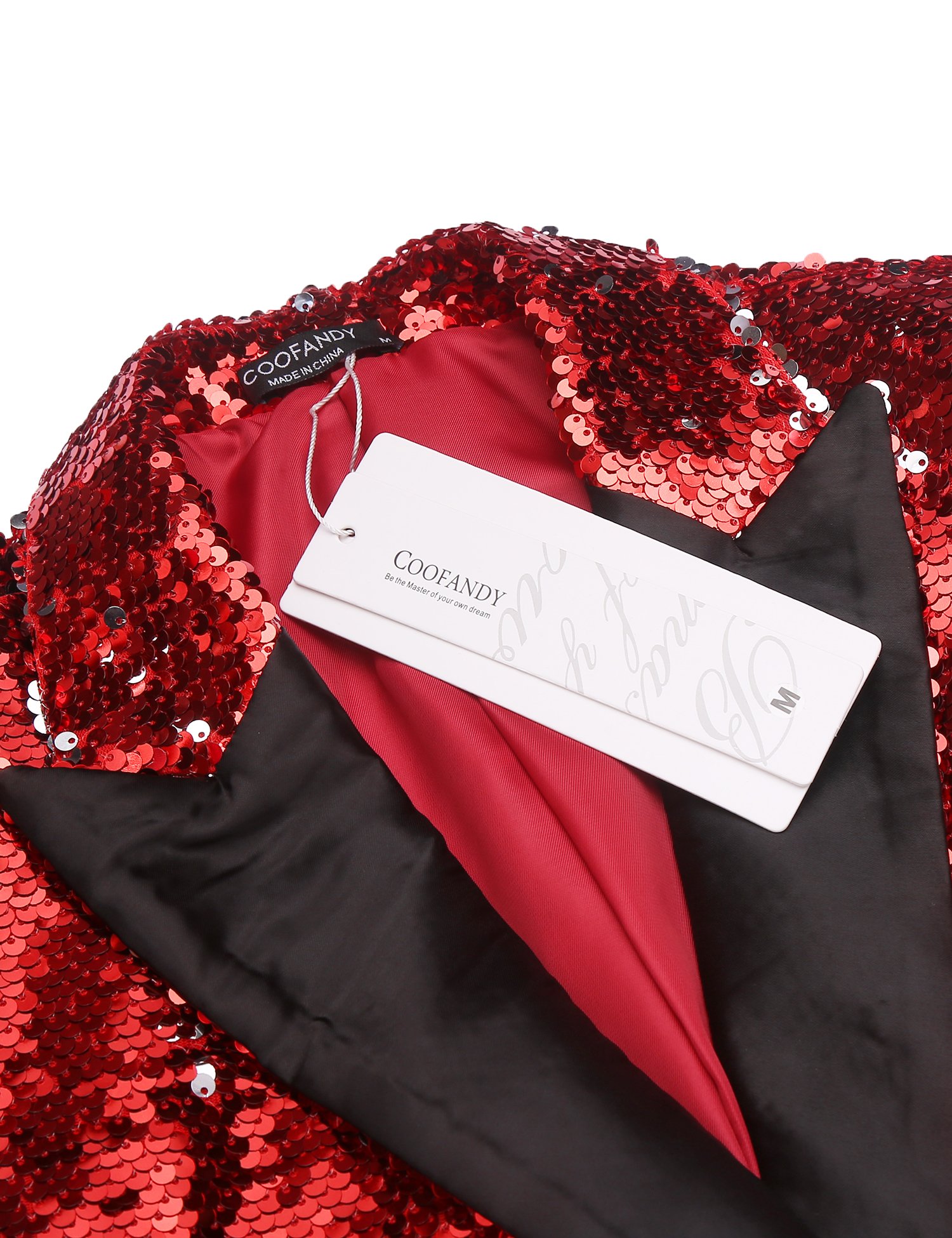 coofandy sequin jacket