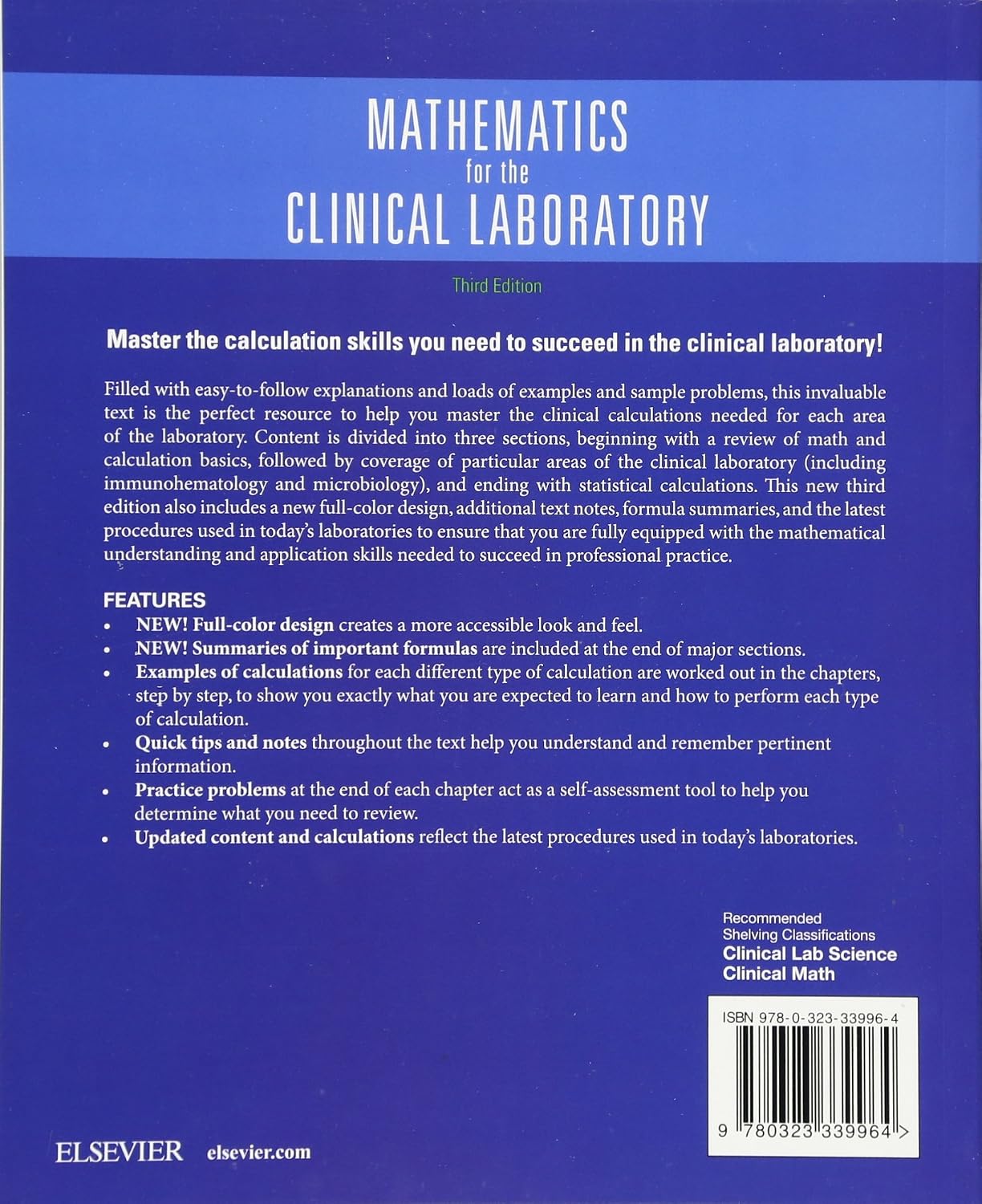 Mathematics for the Clinical Laboratory