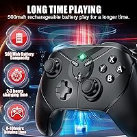 Vista 6 de Switch Controllers Wireless Switch Pro Controller for Nintendo Switch ControllerSwitch LiteSwitch OLED Switch Remote Gamepad with Joystick