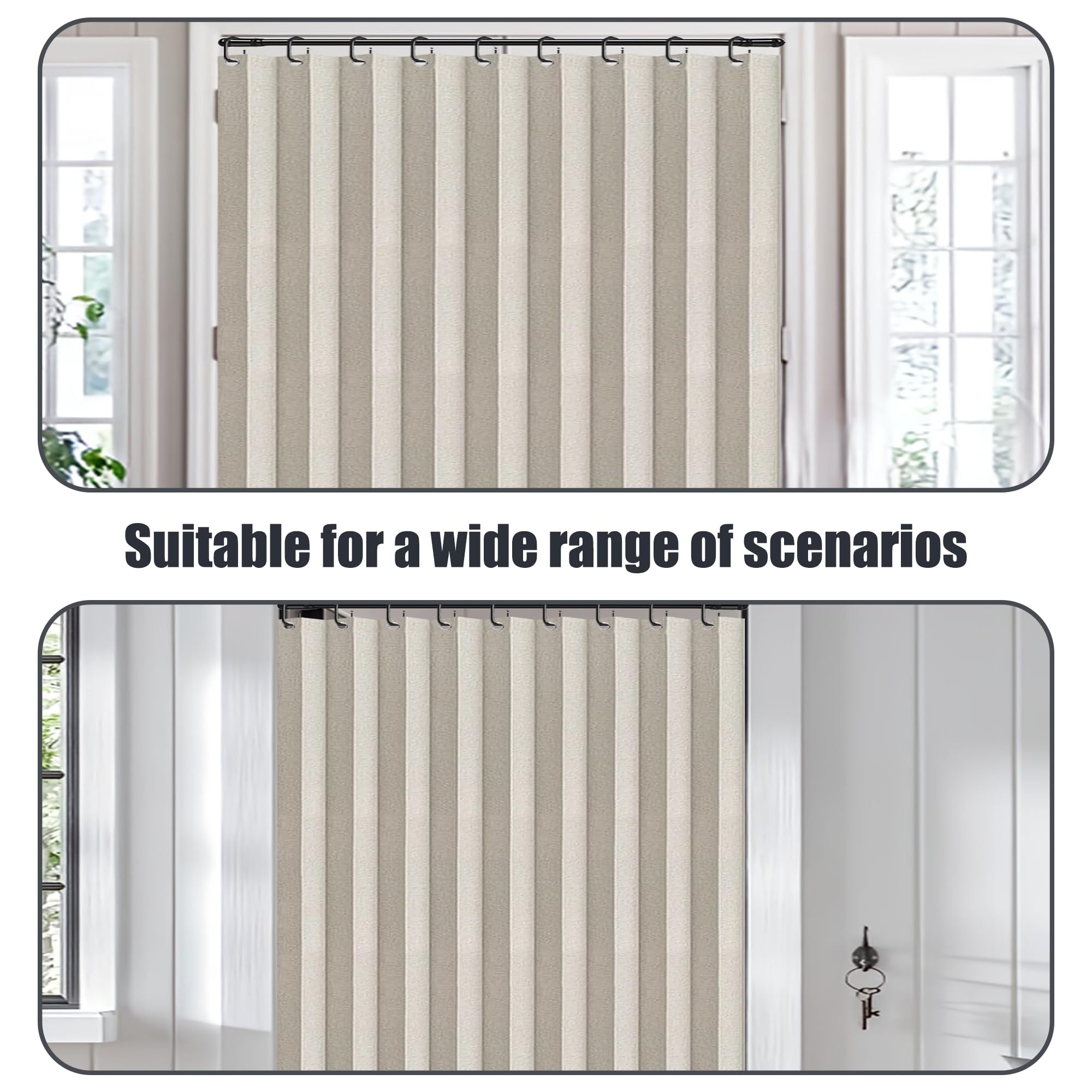 Tende a Soffietto Oscuramento Protezione Dal Vento 220x205cm bianco
