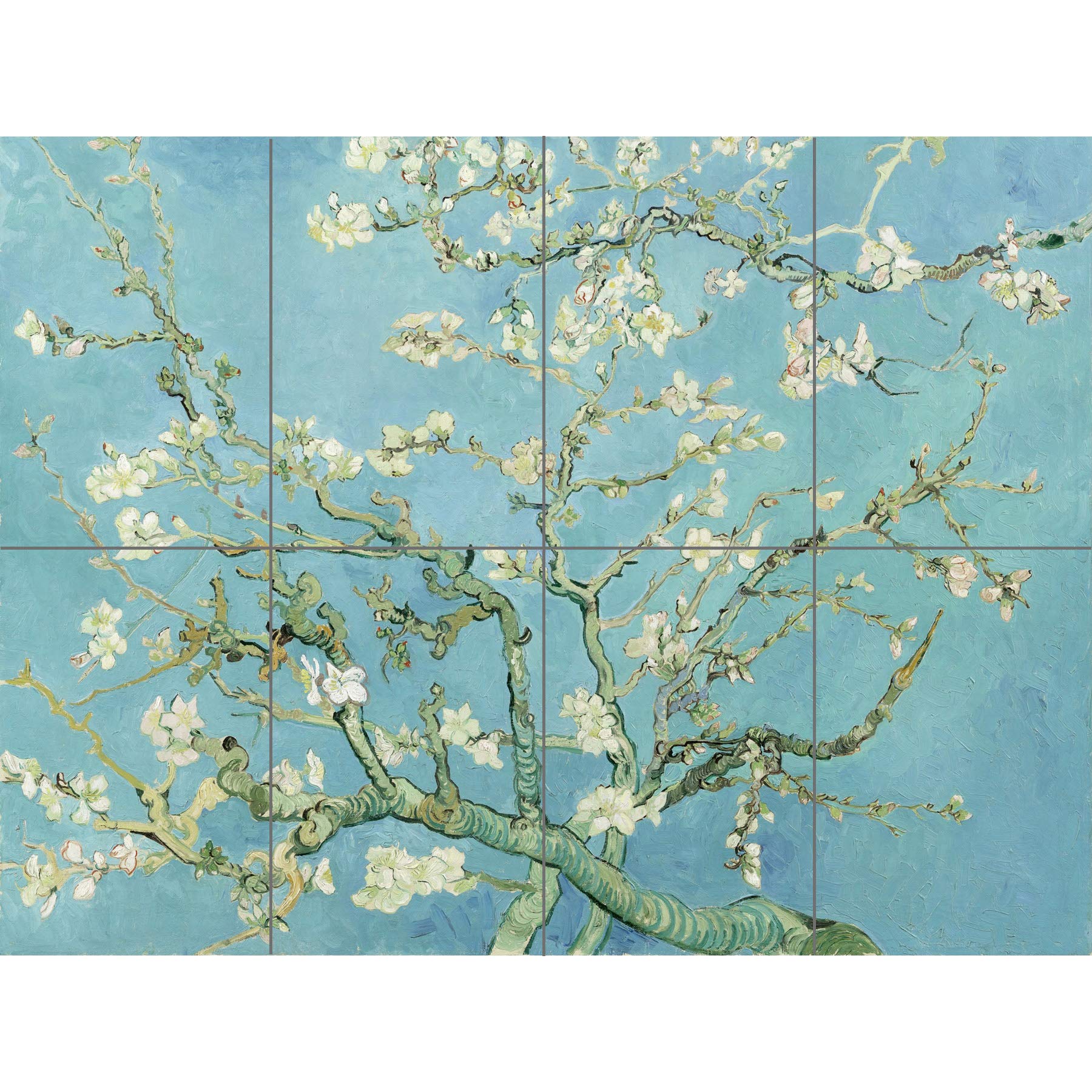 Artery8 Vincent Van Gogh Almond Blossom XL Giant Panel Poster (8 Sections)