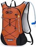 N NEVO RHINO Lightweight Hydration Backpack with 70 oz 2L Water Bladder, Water Daypack, Running Backpack for Hiking Rave Cycling