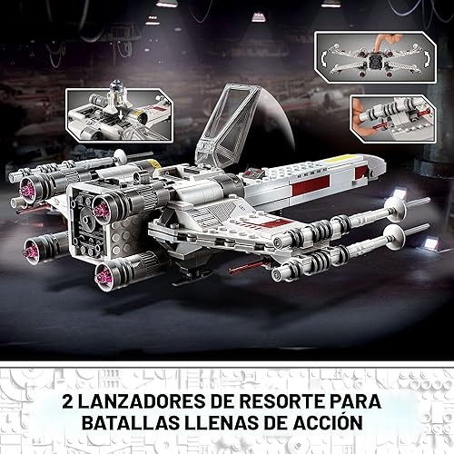 Miniatura 4 de Kit de piezas de construcción LEGO Star Wars, X-Wing Fighter de Luke Skywalker 75301 para niños (474 piezas)