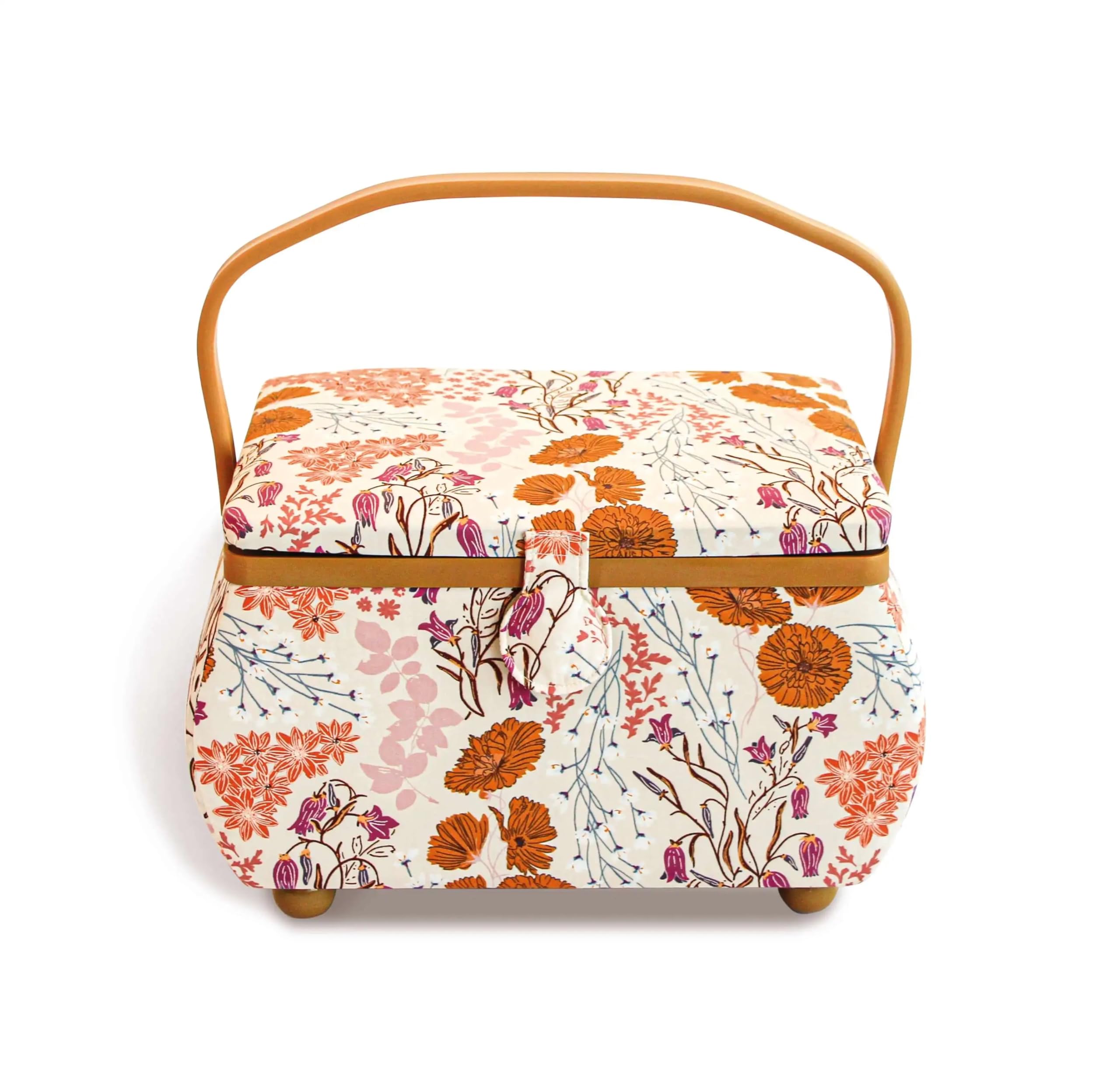 Prym 612069 Panier à Couture Coton Sable 32 x 20,5 x 21 cm