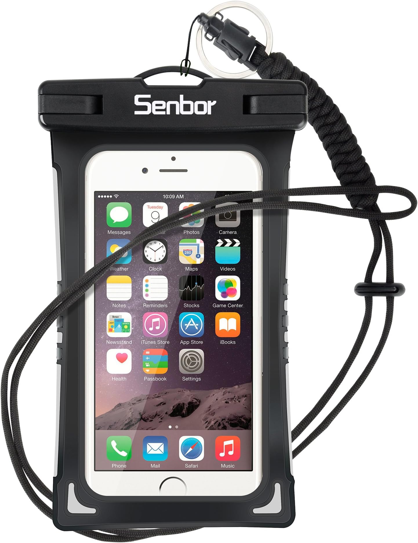 Waterproof Case, Universal Cell Phone Dry Bag Floating Pouch for iPhone 8, 7 Plus, 6s, 6s Plus, 5s, se, Galaxy S8 S7 Edge, Note 4 3, LG G6 G5 G4, HTC One X, Smartphone Devices Up to 6.0"