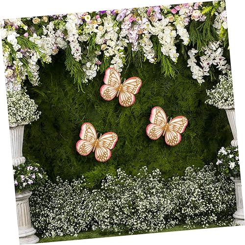 Miniatura 3 de DOITOOL 5 calcomanías de pared de mariposa, calcomanías de hadas, decoración de ceremonia de boda, calcomanías de computadora para laptop, mariposas