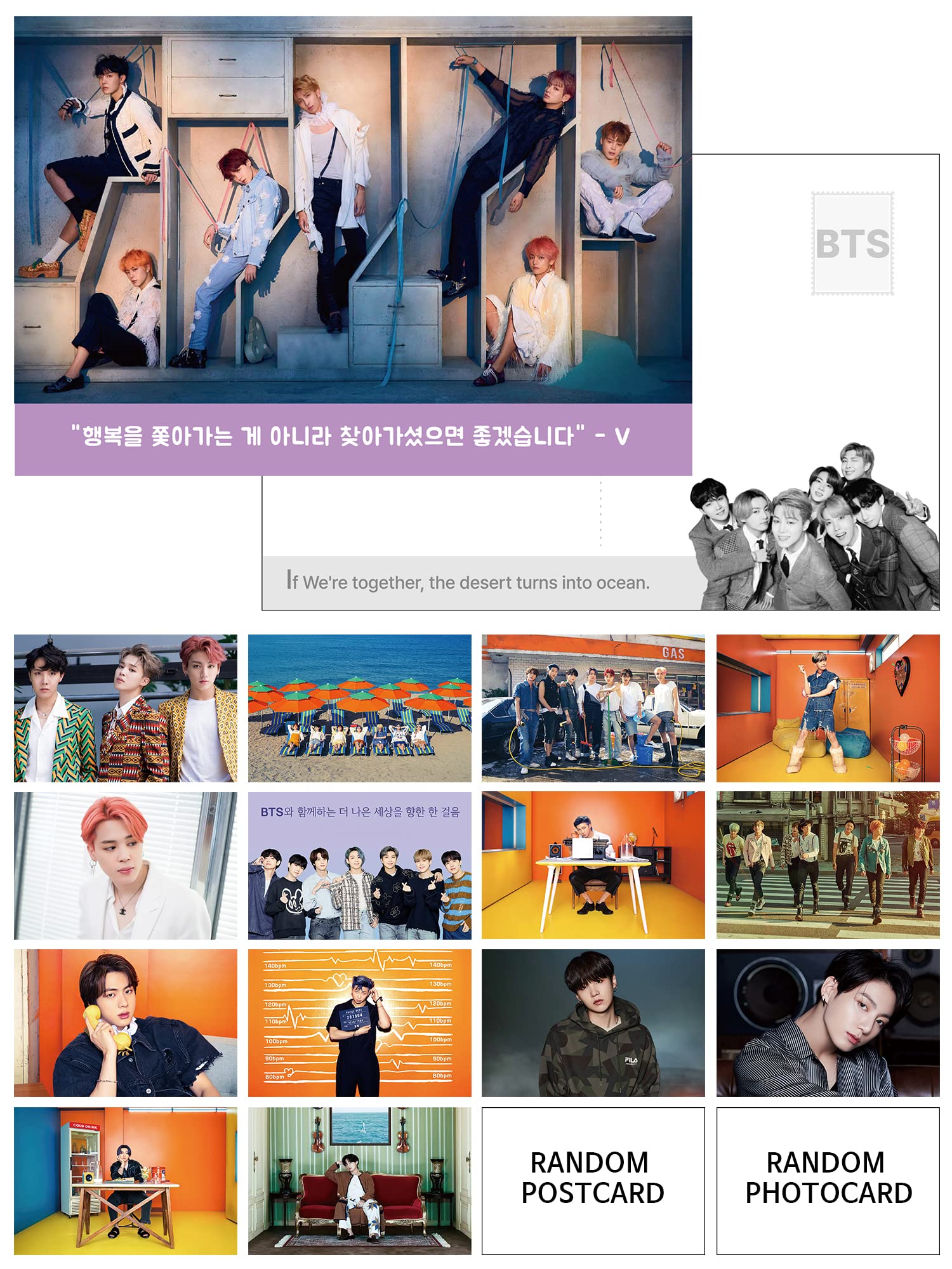 Buy Kpop Idol Photography CollectionBTS Bangtan boys Color Big size