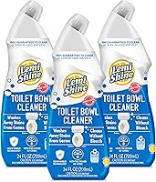 Lemi Shine Bleach-Free Toilet Bowl Cleaner with Citric Acid - Removes Hard Water Stains, Rust & Odors - 24 fl oz 3-Pack