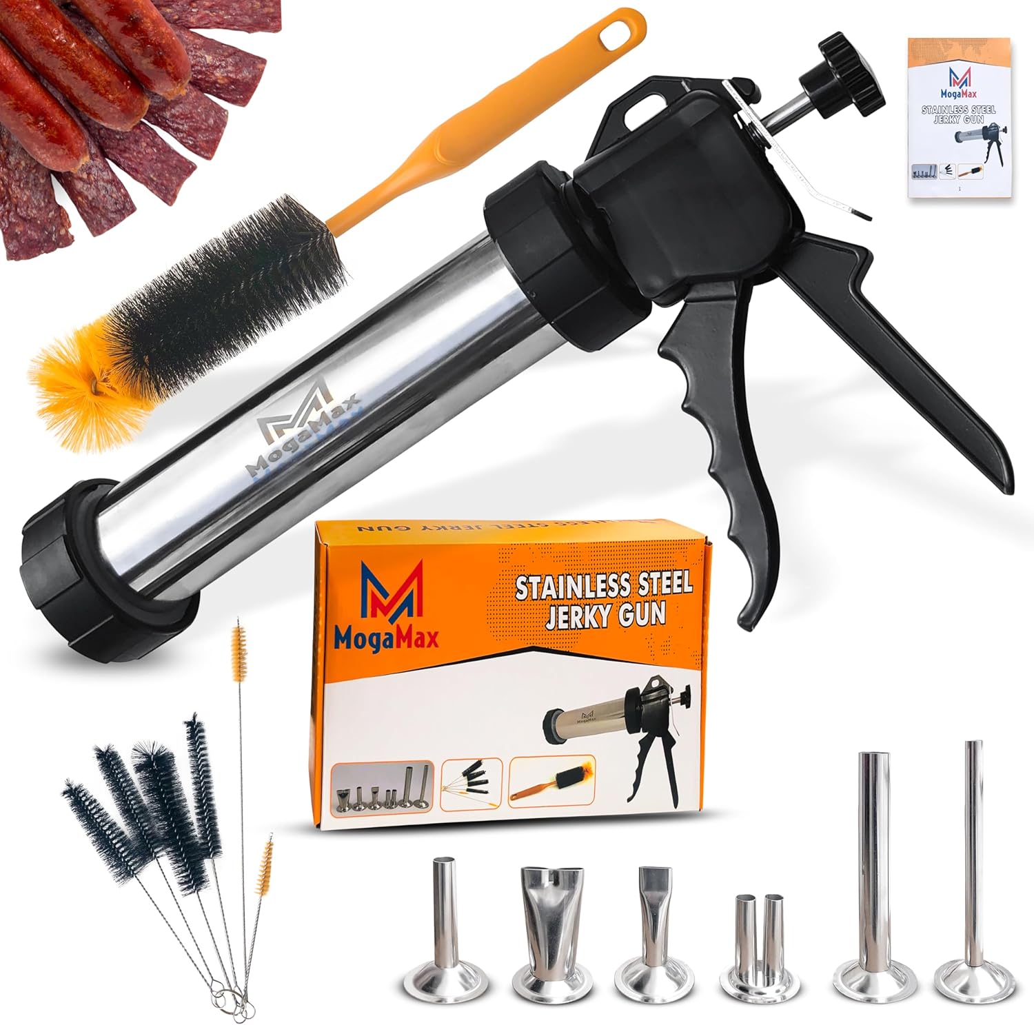 MogaMax 3rd Gen Large Capacity Professional Beef Jerky Gun Kits