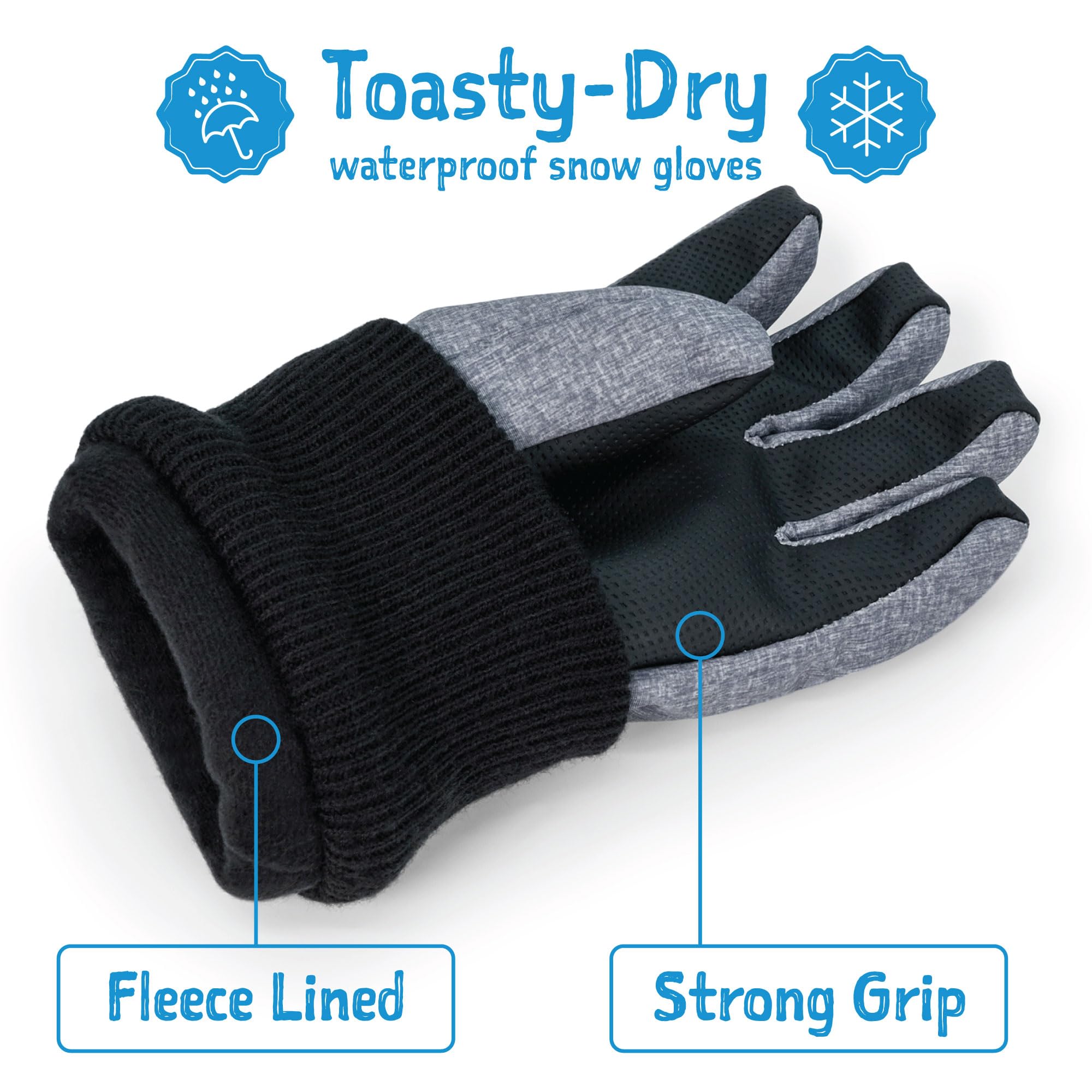 Jan & Jul wasserdichte isolierte Winter-Skihandschuhe für Kinder