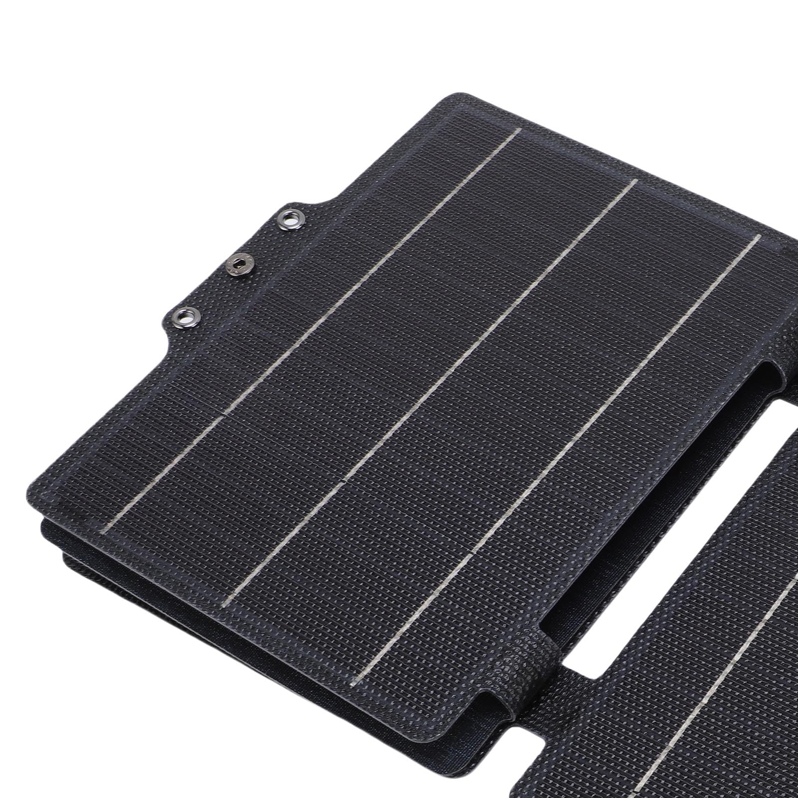 BRRNOO Przenośny Panel Słoneczny 30W ETFE USB DC Type C, do Użytku na