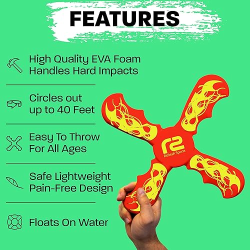 Miniatura 18 de Boomerang para niños – Regalos para niños – Los mejores regalos para niños y niñas – Regalos para niños y niñas – Regalos divertidos para fiestas