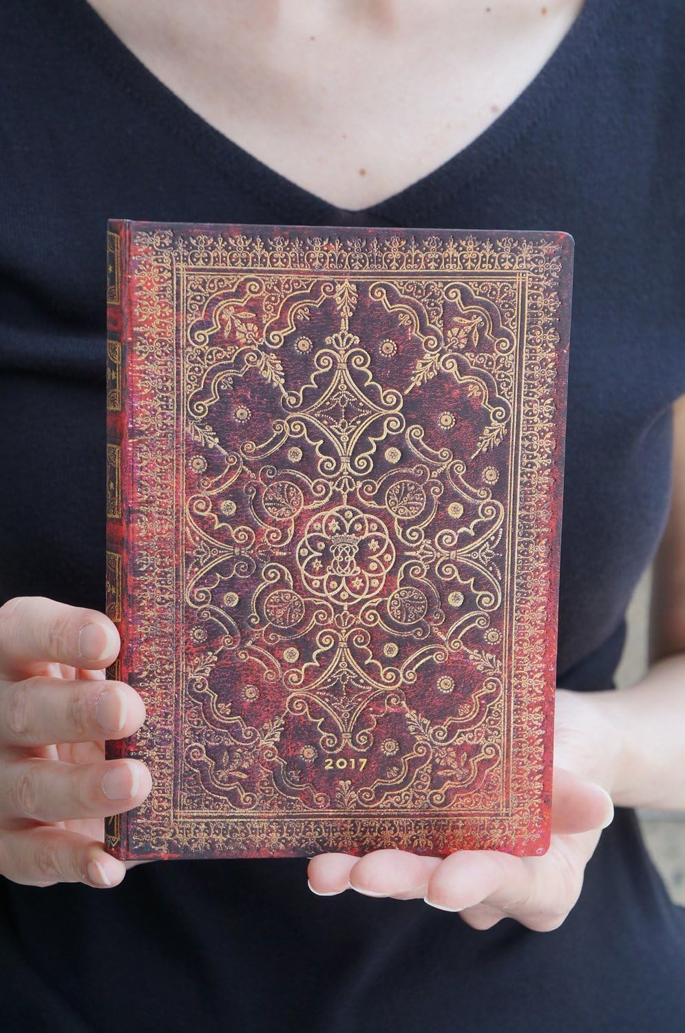 Paperblanks pe-pa-burankusu Notebook Diary 2017 Version Left Type B6 茜色 dj3425 – 4