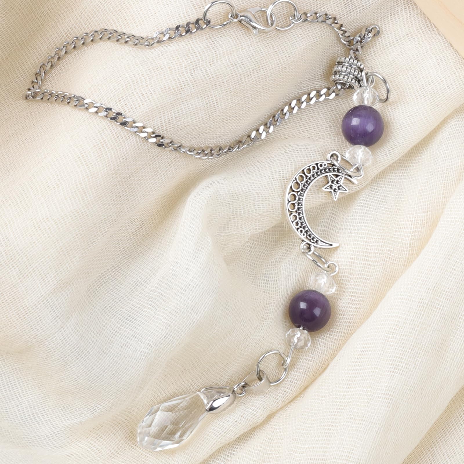 Akcesoria samochodowe do wnętrza kobiet, lusterko samochodowe, wisiorek, księżyc, akcesoria do lusterka wstecznego, kryształowa perła, dekoracja pojazdu silnikowego, boho, zawieszka, wiszące ozdoby do