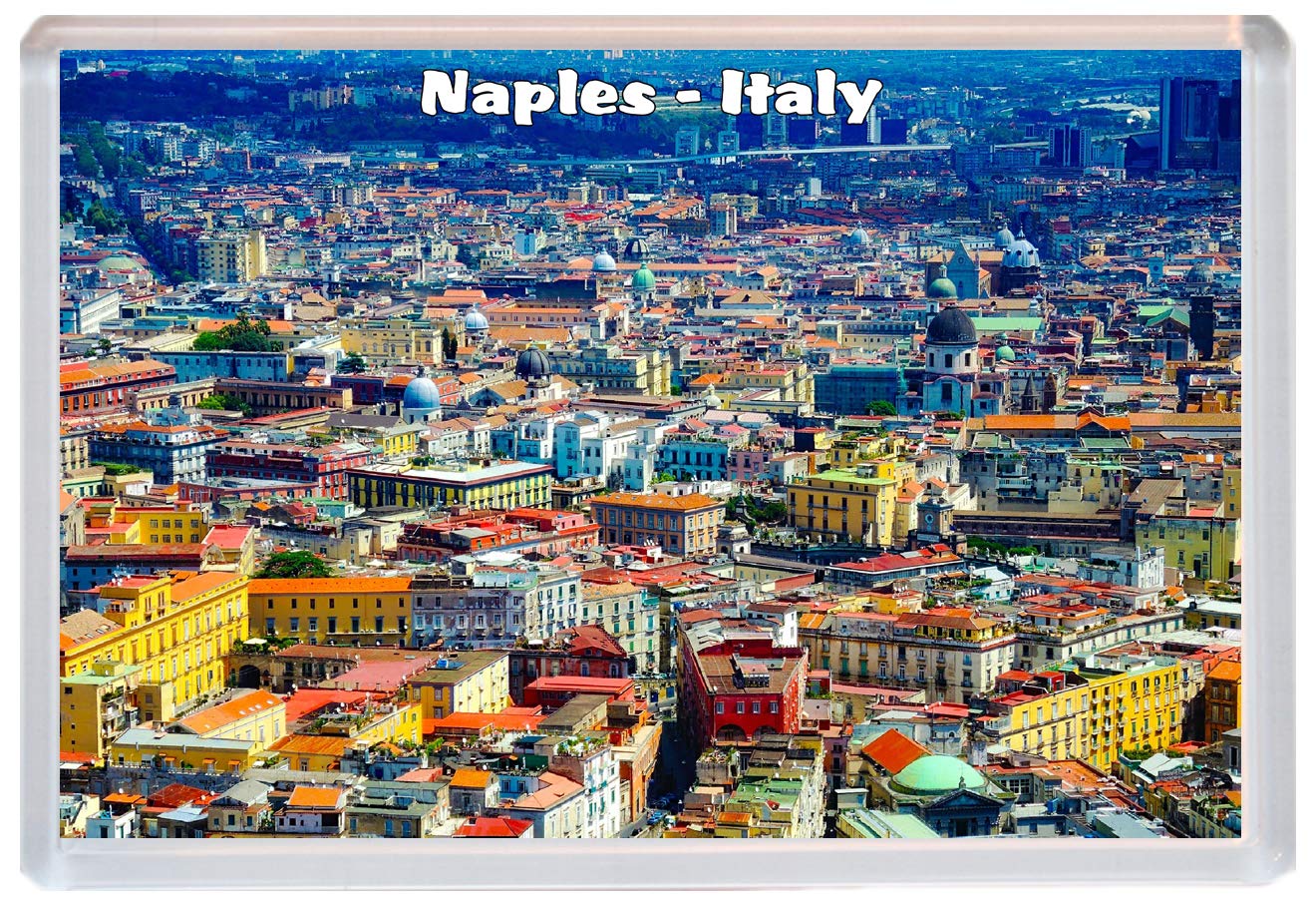 Naples - Italy - Jumbo Fridge Magnet/Magnets BBSM874