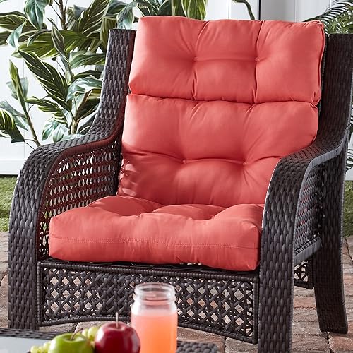 Miniatura 2 de Greendale Home Fashions Cojines para silla de respaldo alto, 1 unidad (paquete de 1), coral