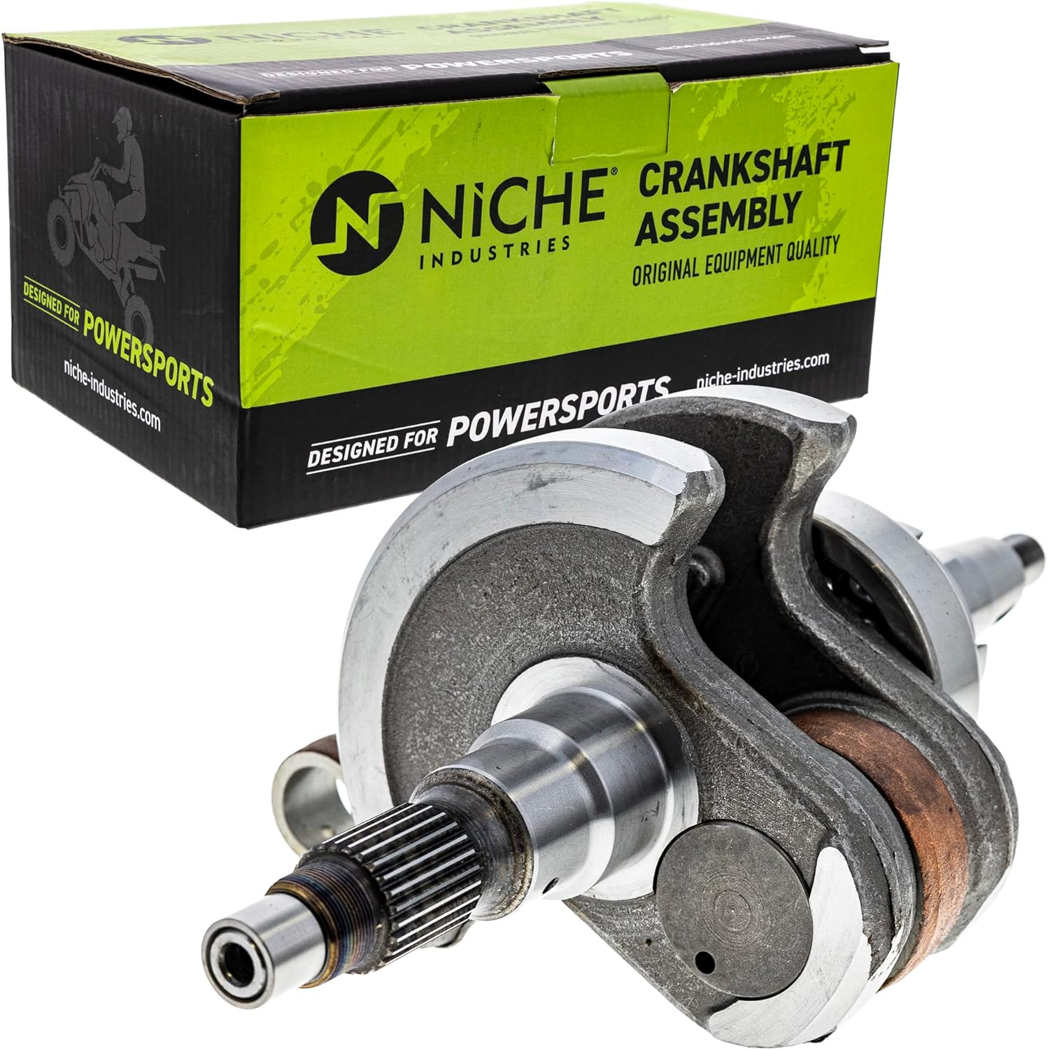 NICHE Forged Crankshaft Assembly for Yamaha Grizzly Kodiak Viking 700 VI 2BG-11400-00-00 2BG-11400-10-00