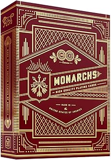 Red Monarch Playing Cards by Theory11 & Bicycle - Original Version 1