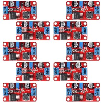 10pcs XL6019 5A DC-DC Step-Up Buck Converter Module Adjustable Voltage Regulator 3-35V to 5-40V Output Boost Module XL6019E1 Boost Converter