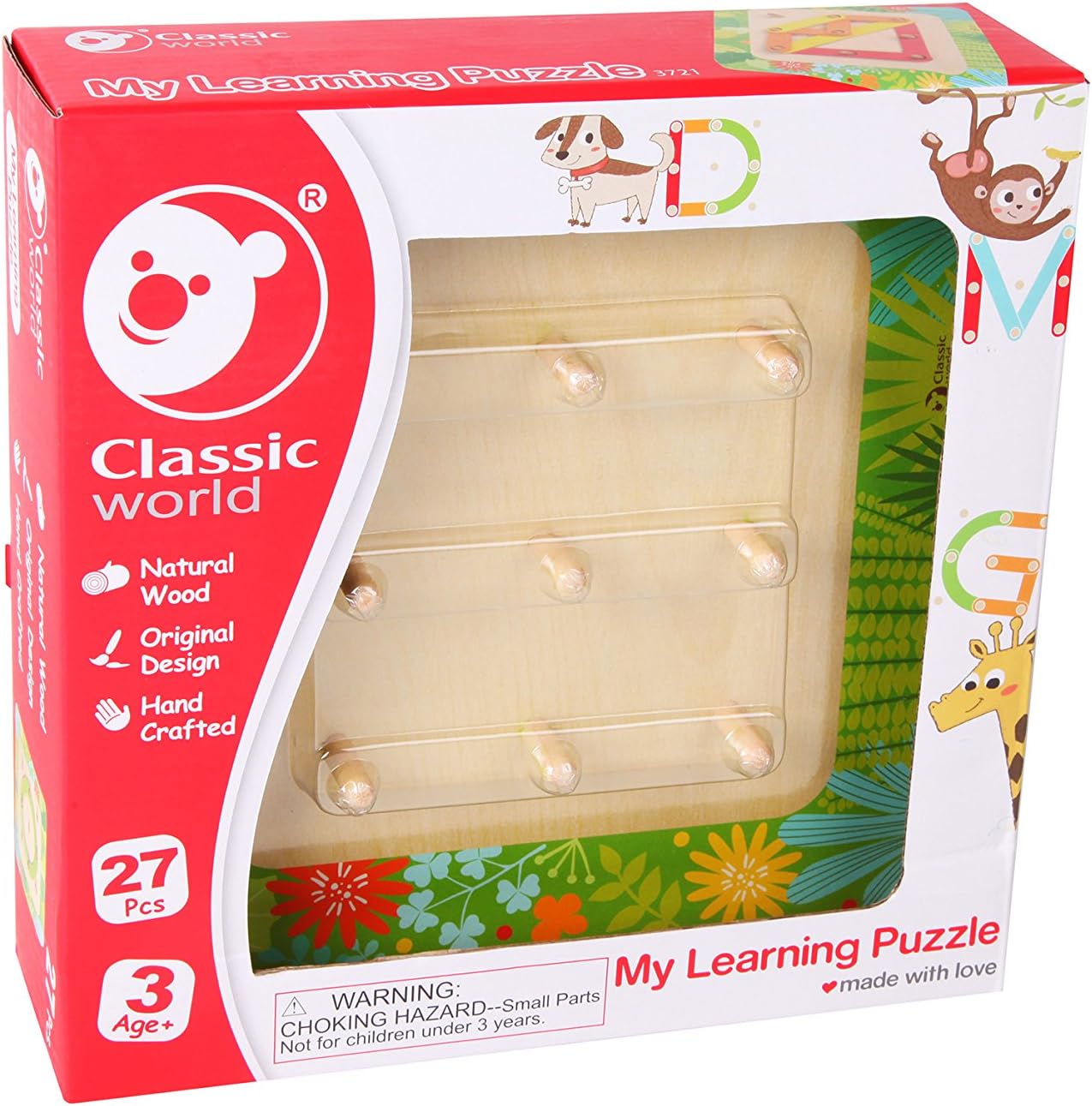Classic World Ahşap Öğrenme Yapbozum