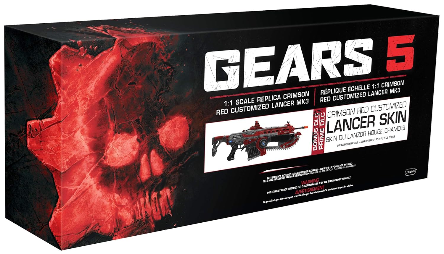 PDP Gaming Gears 5 Prop Replica Weapon Crimson Lancer MK3 Universal Juguetes y