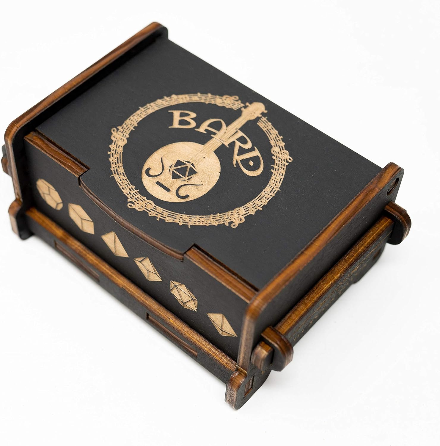 Dice Box - Black - Bard - 6x4x3