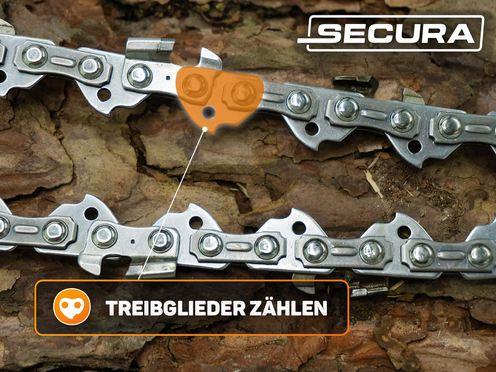 SECURA 2x Sägekette 0.325 1,6mm 67 TG 40cm Hartmetall kompatibel mit Stihl Motorsäge